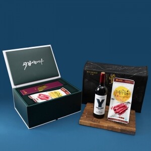 사랑애 선물세트(예밀와인과 동강한우의 환상적 만남)